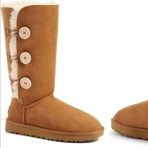 UGG Bailey Button Triplet Genuine Shearling Boot